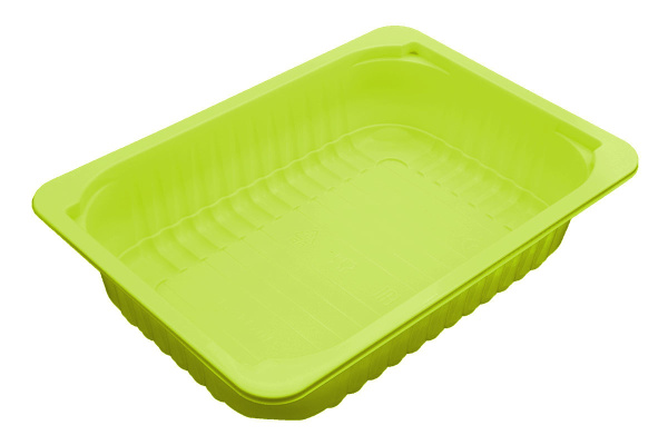 Лоток под запайку 210х148х47 мм для заморозки, салатоый, ПП 280/кор