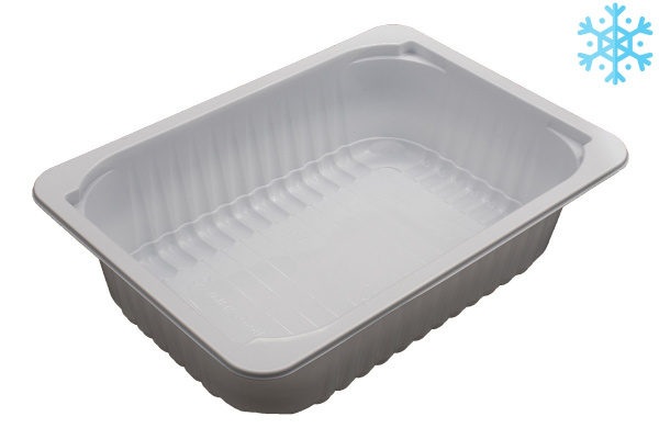 Лоток под запайку 210х148х55 мм, белый ПП 260/кор