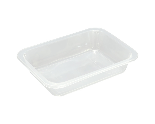 Лоток под запайку прозрачный прямоугольный 187х137х36 мм 340/кор